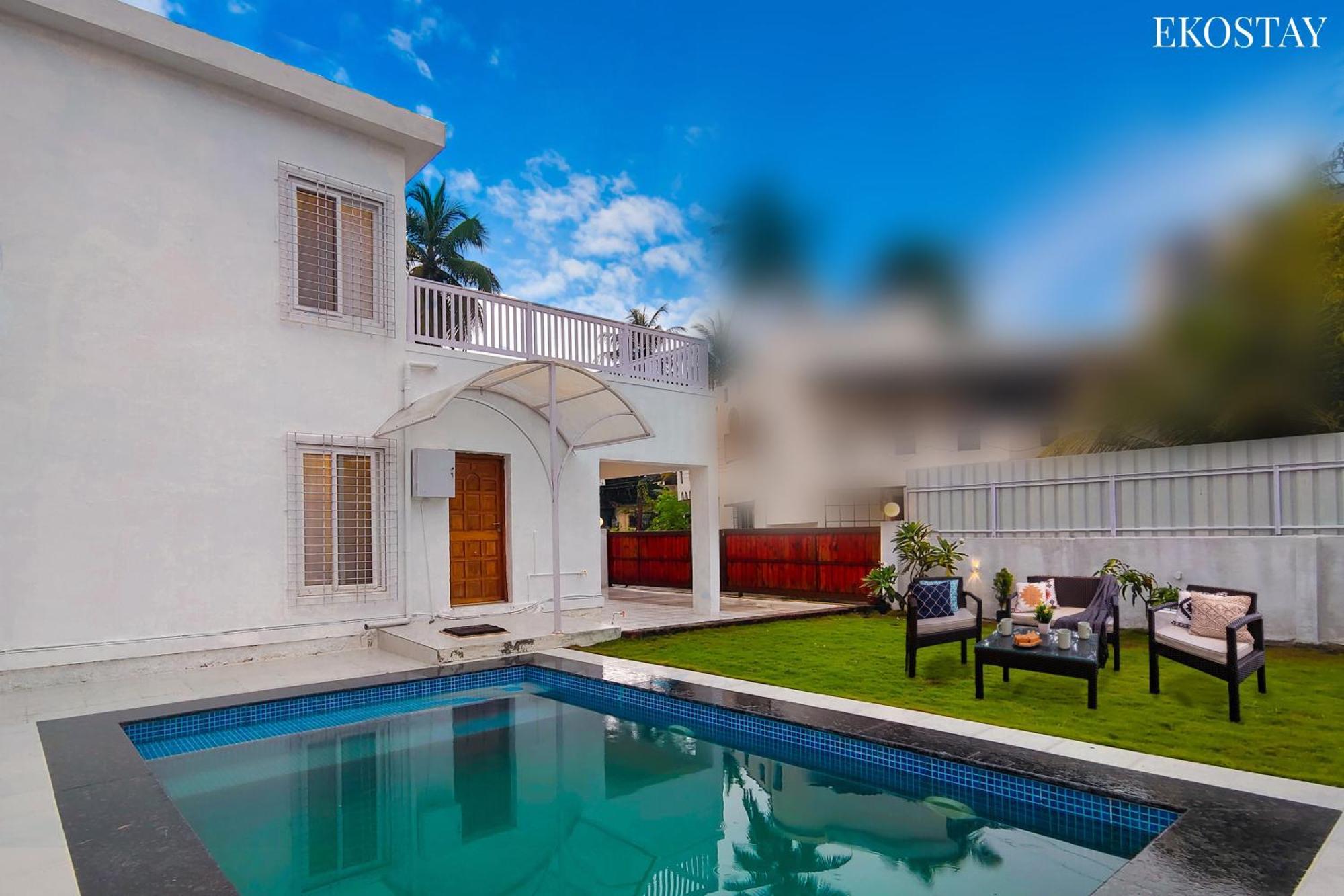 Ekostay - Aqua Villa Alībāg Ngoại thất bức ảnh