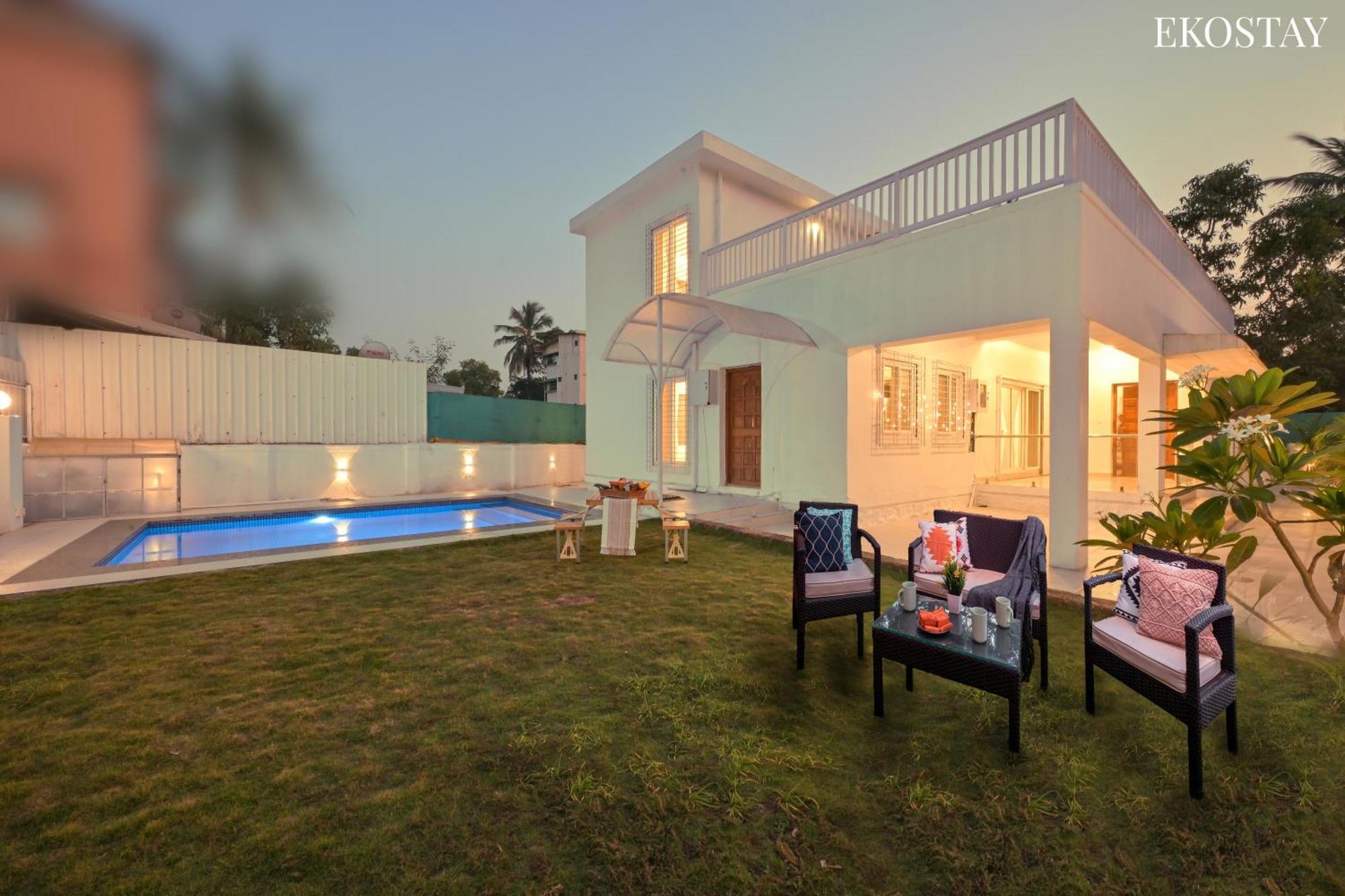 Ekostay - Aqua Villa Alībāg Ngoại thất bức ảnh