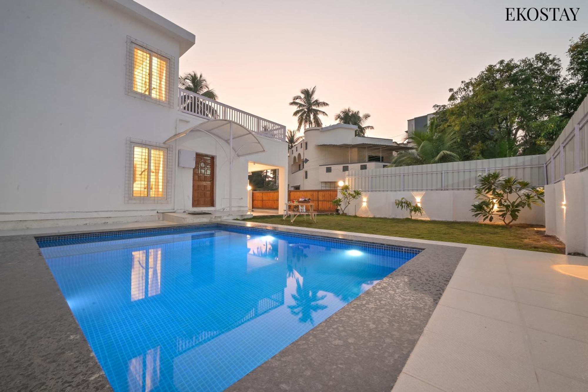 Ekostay - Aqua Villa Alībāg Ngoại thất bức ảnh